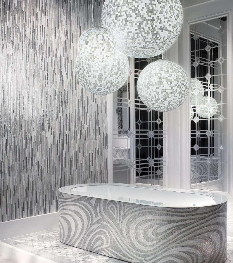 Sicis Стеклянная мозаика Fibers Art Eridanus sheet size 150x270 mm - изображение 1