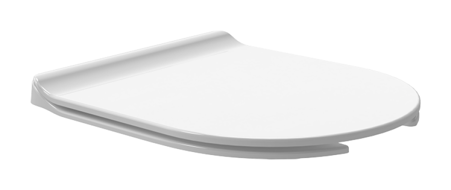 Сиденье для унитаза Flaminia AppSolution Slim, 450х370 мм, быстросъёмное, цвет белый