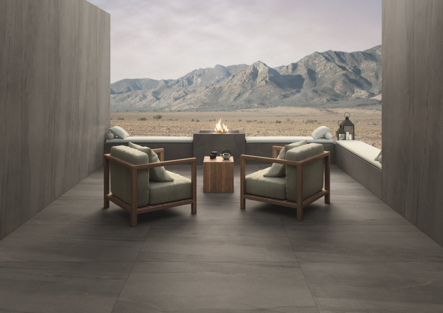 FMG Керамогранит Pietre Lavica Lavica dark naturale 100x100 6мм - изображение 2