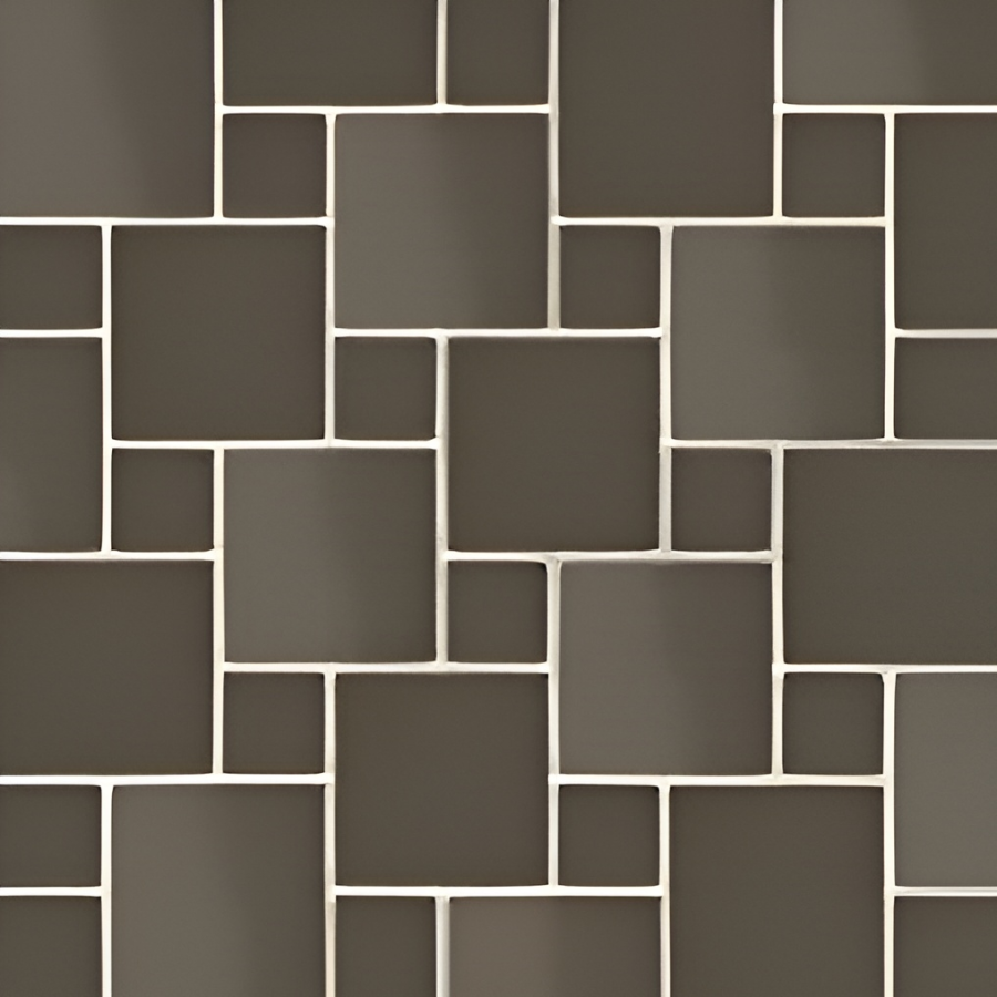 Micro. Керамогранит Microtiles Oddfellow Mix Glaze Coffee 30,1x30,1