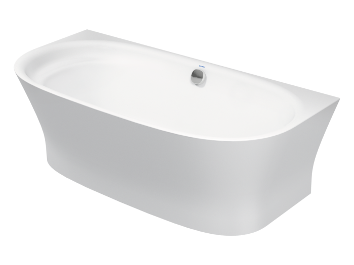 На изображении товар Ванна Duravit Cape Cod пристенная, из DuraSolid A, 1900 х 900 мм, цвет белый от официального представителя в Москве