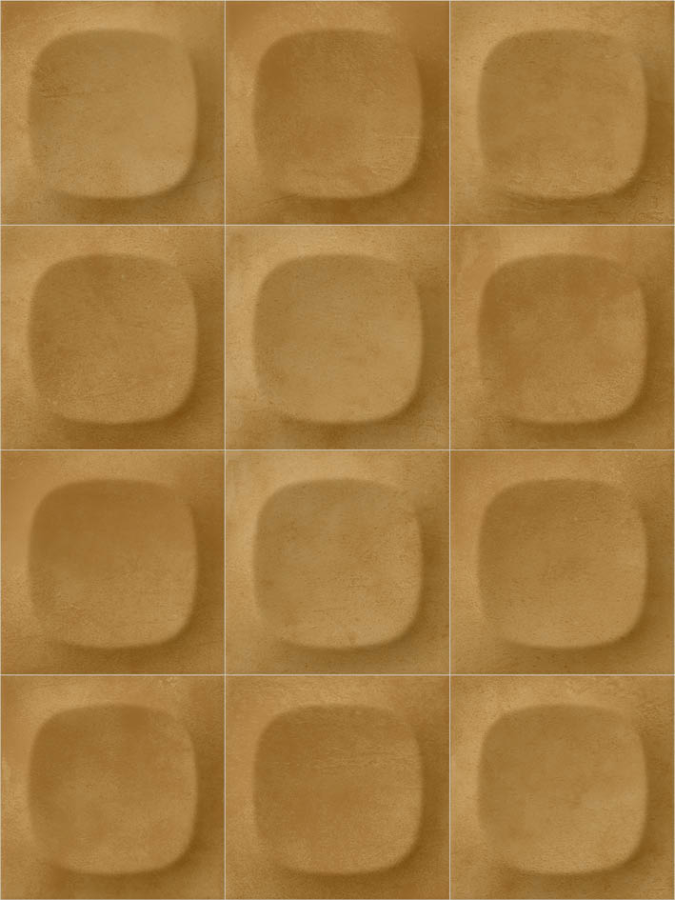 Sartoria Керамическая плитка Pop Groovy Ocra Glossy 10x10 - изображение 1