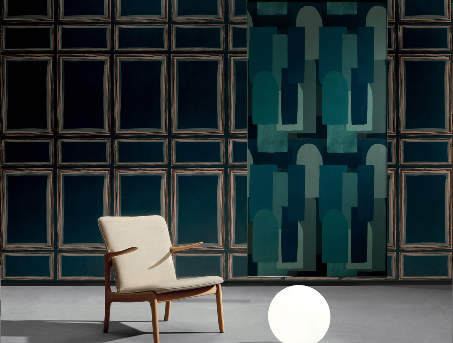 Sartoria Керамогранит Scenari 8.0 Blue shapes Matt ret. 60x120 - изображение 3