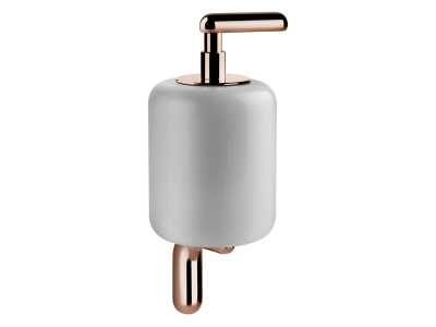 Дозатор Gessi Goccia, настенный, цвет White/Copper GHRC