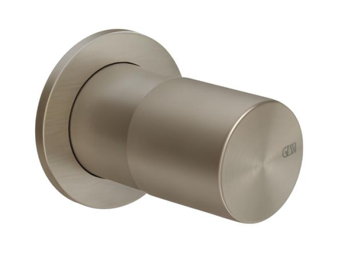 На изображении товар Cмеситель Gessi Habito, встраиваемый, настенный, на 1 потребитель, цвет Finox Brushed Nickel от официального представителя в Москве