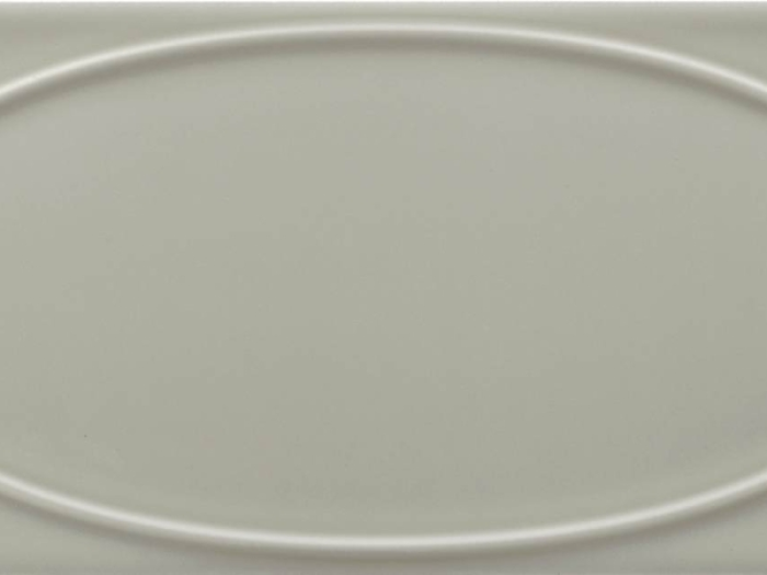 На изображении товар CERAMICHE GRAZIA Керамическая плитка FORMAE  OVAL 13X26 STEEL от официального представителя в Москве