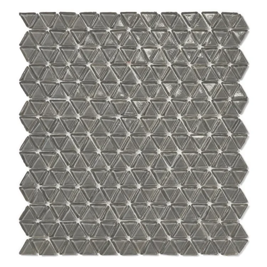 Sicis Смальтовая мозаика Trigono Mosaic Cenere chips size 19x21 mm sheet-size 284x300 mm