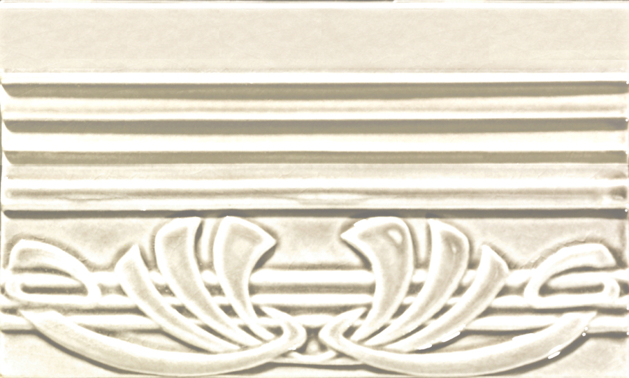 CERAMICHE GRAZIA Бордюр EPOQUE TERMINALE DECO 12X20 IVORY CRAQUELE