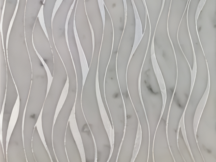 На изображении товар Akros Venezia Камень Dogma Light Choros T Carrara Silver 30,5x30,5x1 от официального представителя в Москве