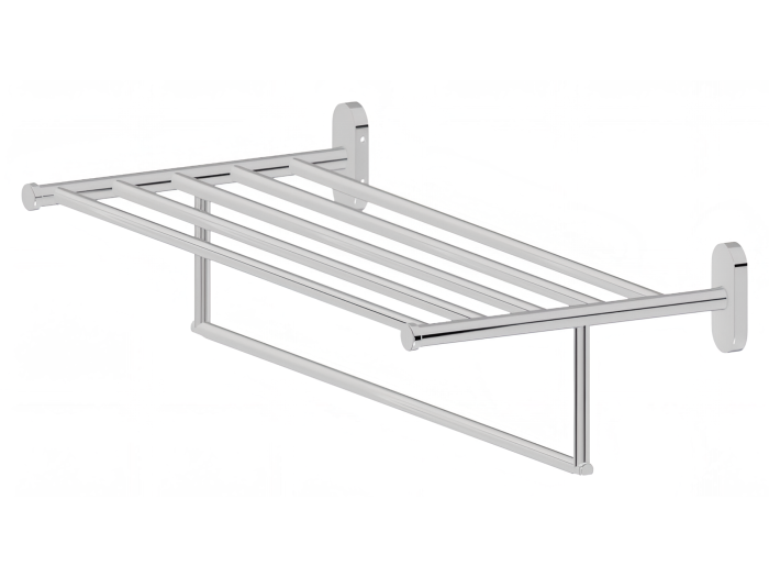 На изображении товар Полка для полотенец Newform, настенная, цвет Matt black от официального представителя в Москве