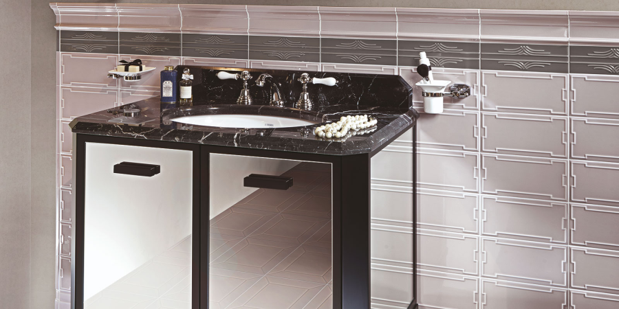 Etruria Керамическая плитка ART DÉCO 12.4X25 Vector Frame C Beige - изображение 2