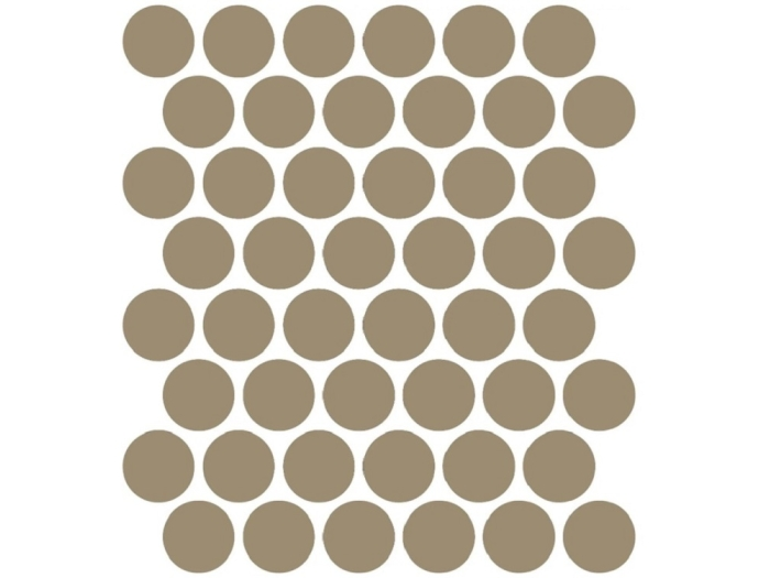 На изображении товар Etruria Керамогранит XXS-3D Cerchio 3D 5Х5 Tortora Su Rete Monocolore 33Х37 от официального представителя в Москве