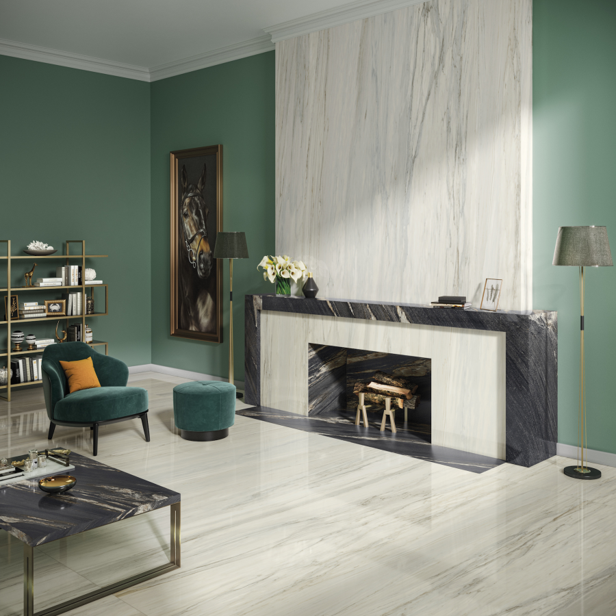 FMG Maxfine Керамогранит Marmi Delicato cremo lucidato 300x150 - изображение 2