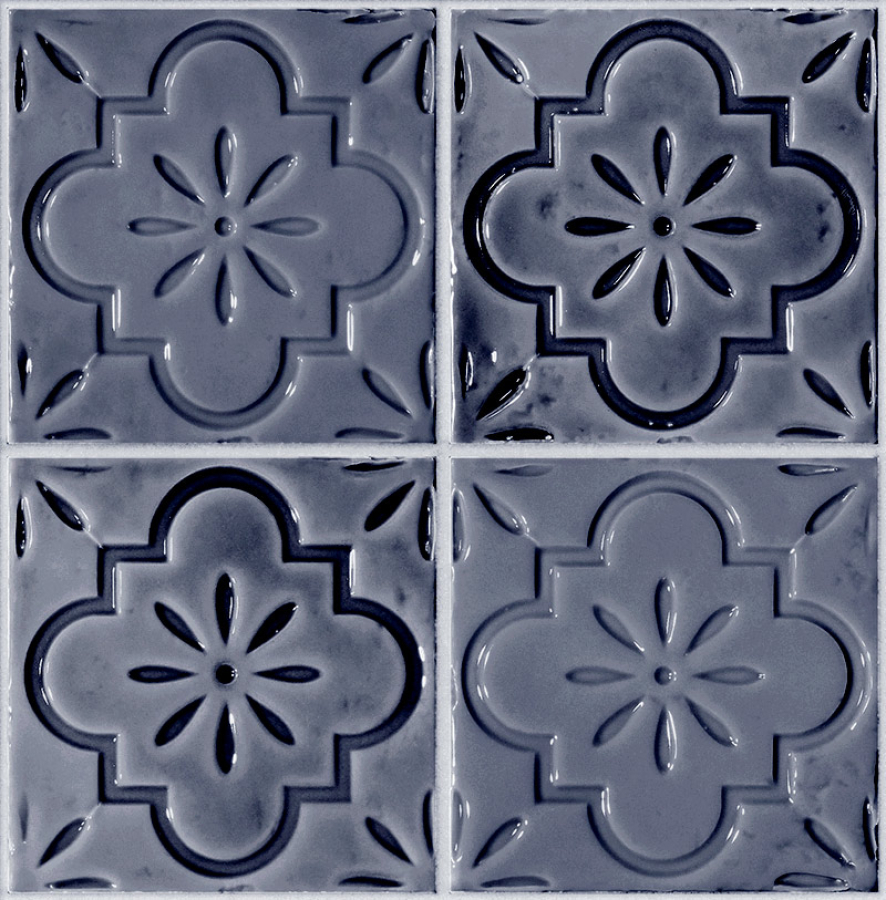 CERAMICHE GRAZIA Керамическая плитка SHADES OF ART 13X13 GIRALDA DENIM - изображение 1