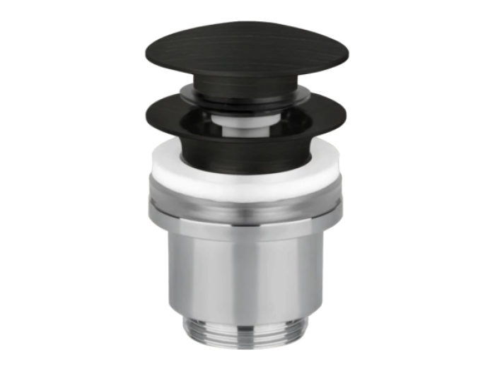 На изображении товар Донный клапан Gessi, автоматический, для раковины без перелива, крышка Ø63 мм, цвет Aged Bronze от официального представителя в Москве