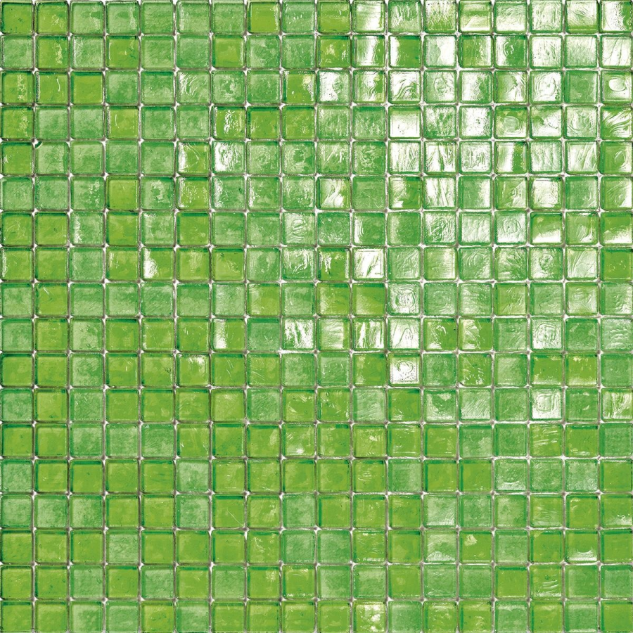 Sicis Стеклянная мозаика Waterglass Mintleaves 18 chips size 15х15 mm sheet size 295x295 mm