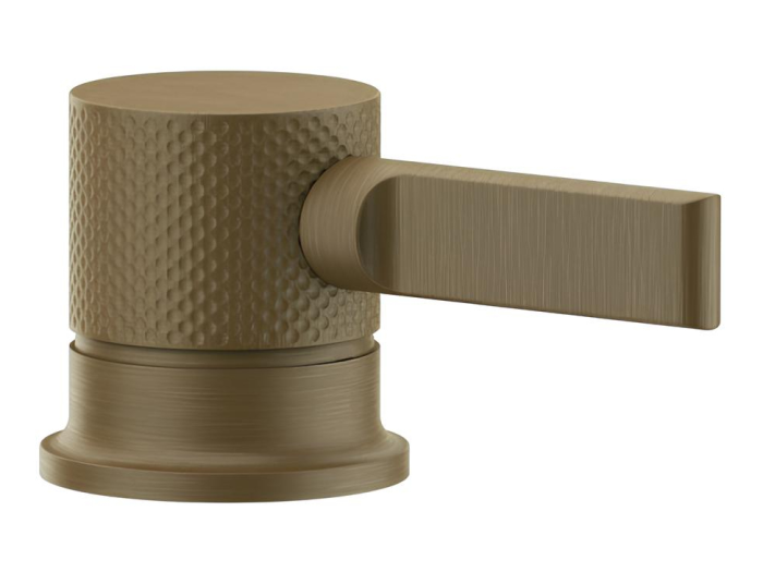 На изображении товар Рычаг для излива Gessi Inciso, удалённого управления, цвет Antique Brass от официального представителя в Москве