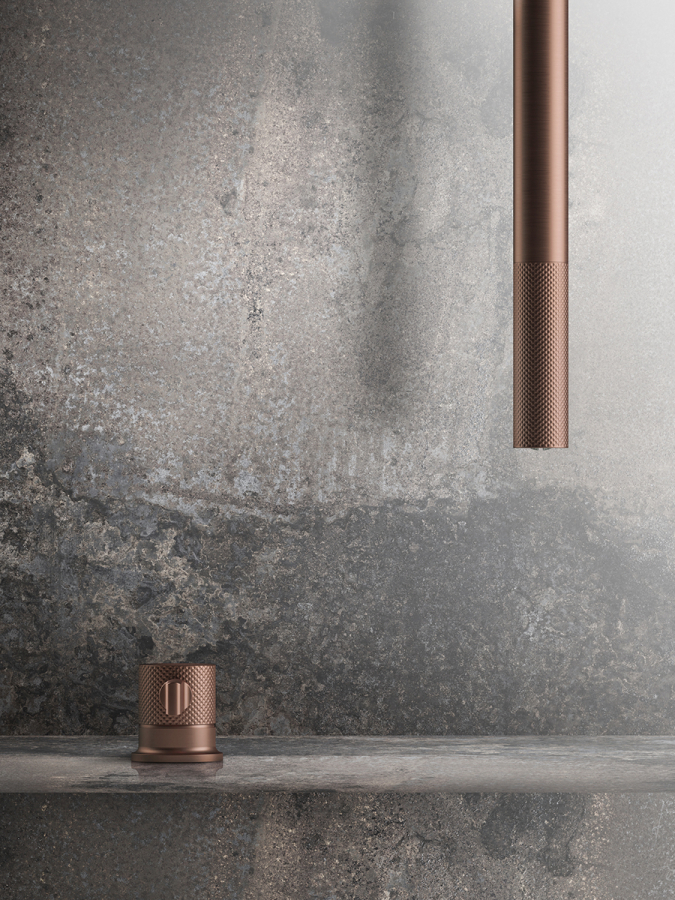 Рычаг для излива Gessi Inciso, удалённого управления, цвет Antique Brass - изображение 1