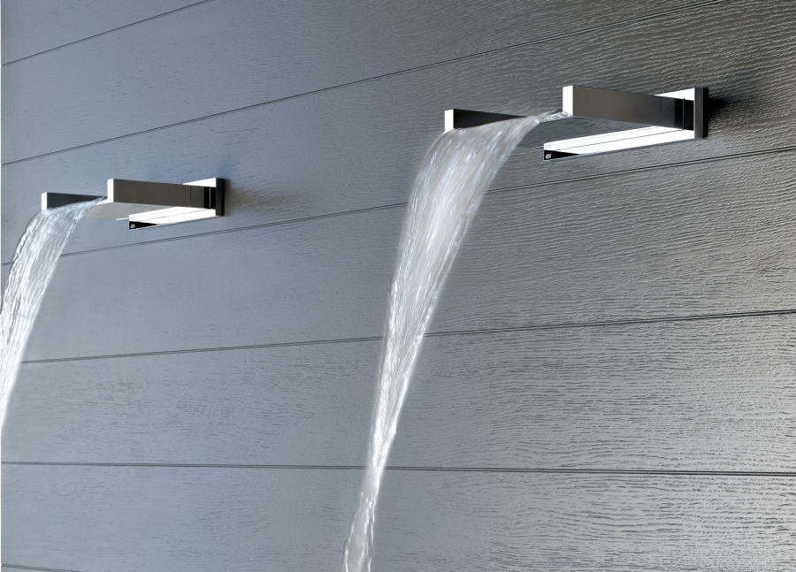 Излив для душа Gessi Cascata, каскадный, настенный, для смесителя удаленного управления, цвет Chrome - изображение 2