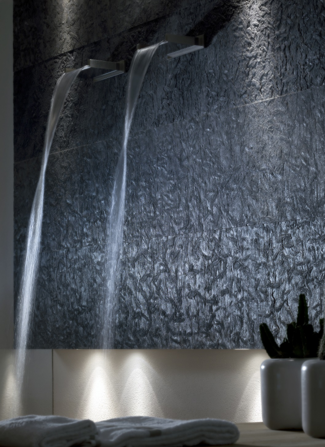 Излив для душа Gessi Cascata, каскадный, настенный, для смесителя удаленного управления, цвет Chrome - изображение 3