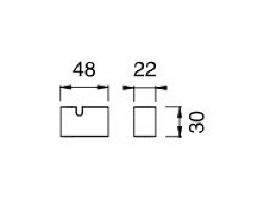 Крючок для одежды CEA Design Sixty, настенный, сталь, цвет Black Ivory сатинированный - изображение 5