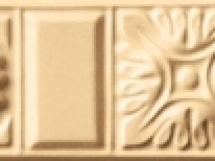 На изображении товар CERAMICHE GRAZIA  Бордюр ELECTA CAMMEO 6,5X20 APRICOT MATT от официального представителя в Москве