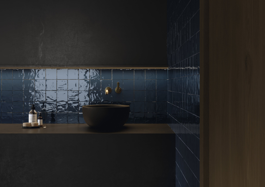 Iris ceramica Керамическая плитка Bottega D'arte Dedica Blu infinito lucido glossy 10x10 - изображение 1