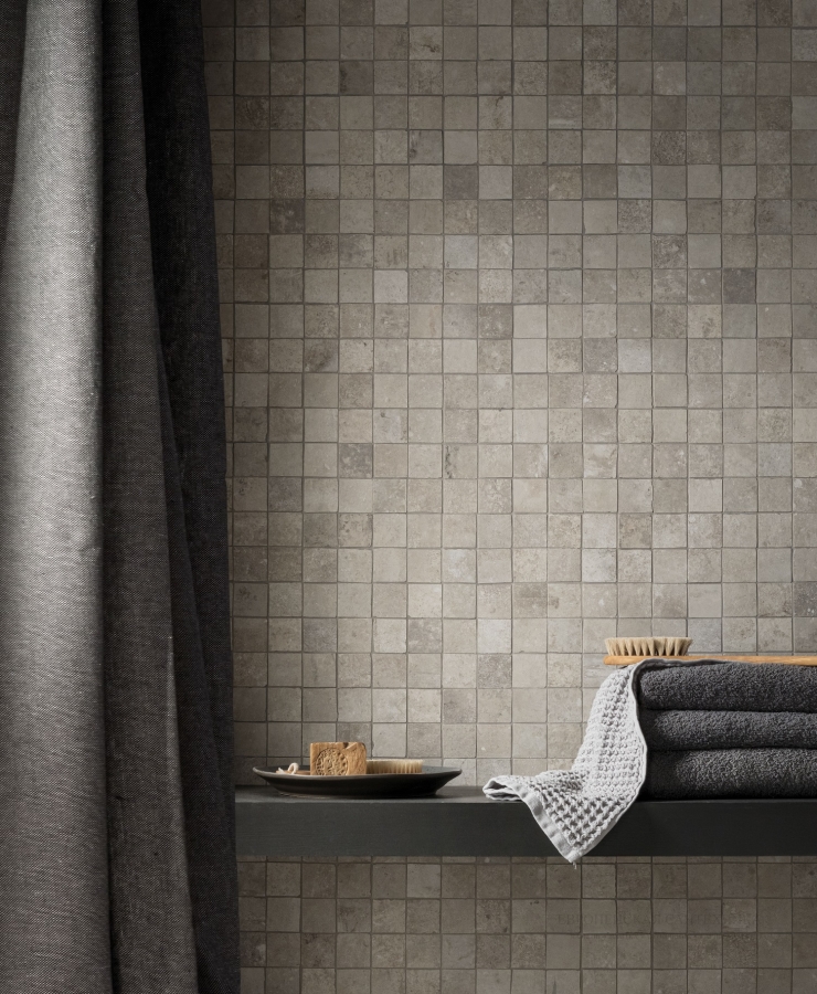 Kronos Керамогранит Le Reverse Taupe 5x5 Mosaico Nat Ret 30x30 - изображение 2