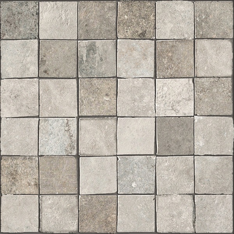 Kronos Керамогранит Le Reverse Taupe 5x5 Mosaico Nat Ret 30x30