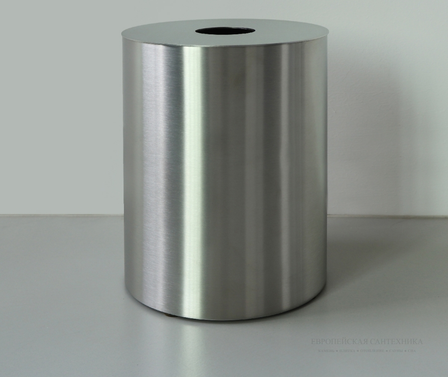 Ведро для мусора CeaDesign WASTE BINS, 205x255h мм, с крышкой, нержавеющая сталь, цвет сатинированное светлое золото