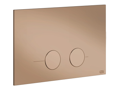 Клавиши смыва Gessi, для унитаза, к инсталляции Geberit (Geberit Sigma 8 и Geberit Sigma 12), цвет Copper PVD