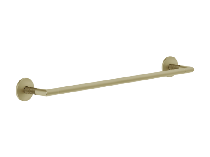 На изображении товар Полотенцедержатель Gessi Anello, настенный, L450 мм, цвет Brass Brushed PVD от официального представителя в Москве