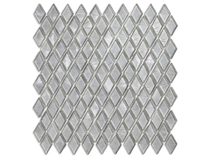 На изображении товар Sicis Стеклянная мозаика Diamond ITEM H1 Kimberlite chips size 23х40 mm sheet size 229x272 mm от официального представителя в Москве