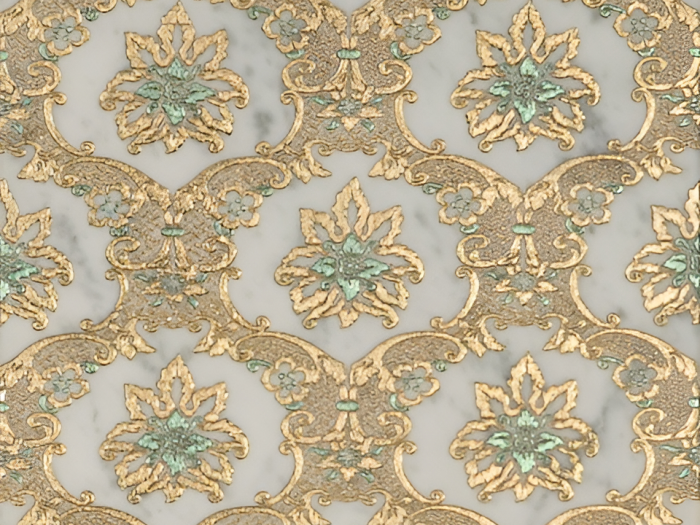 На изображении товар Akros Venezia Камень Decorative Art Alfa Pegasi T Bianco Carrara Gold 30,5X30,5X1 от официального представителя в Москве