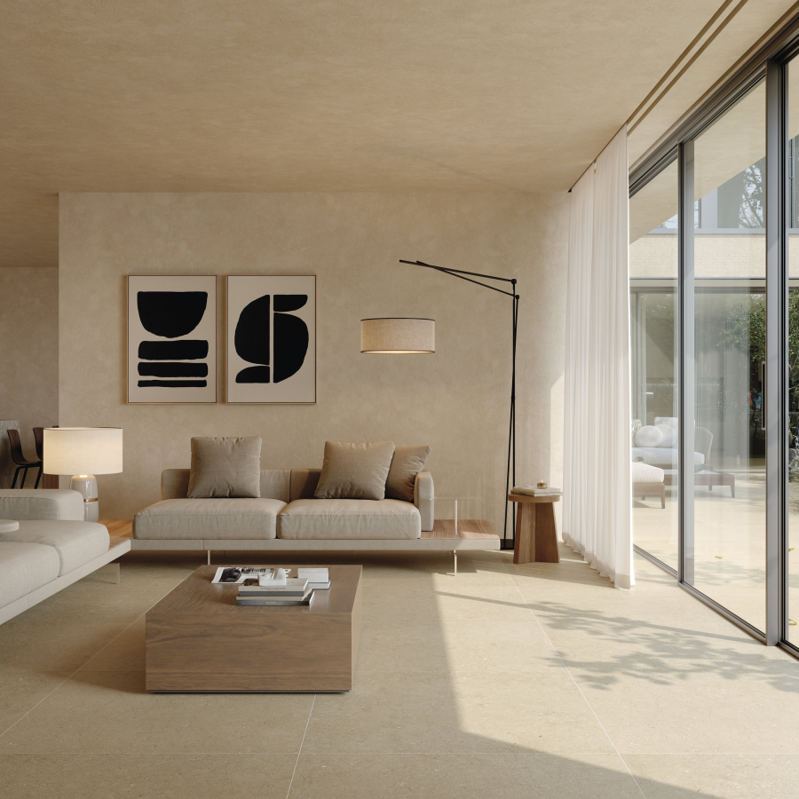 Iris Ceramica Керамогранит Victorian Stone Limestone beige antislip 100x100 - изображение 5