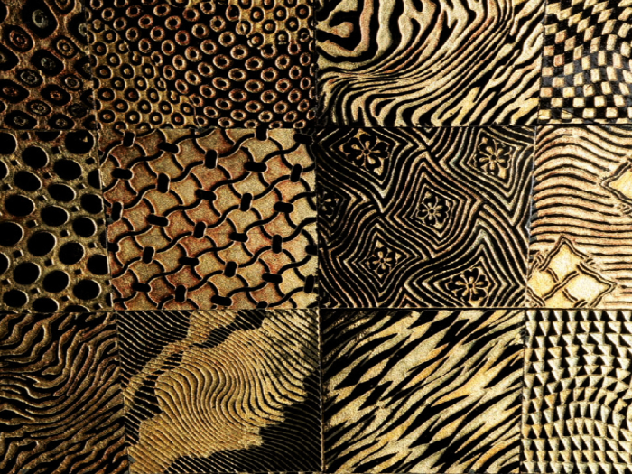 На изображении товар Akros Venezia Камень The Original Pyxis T Nero Marquinia Mix Gold 9,8X9,8X1 от официального представителя в Москве