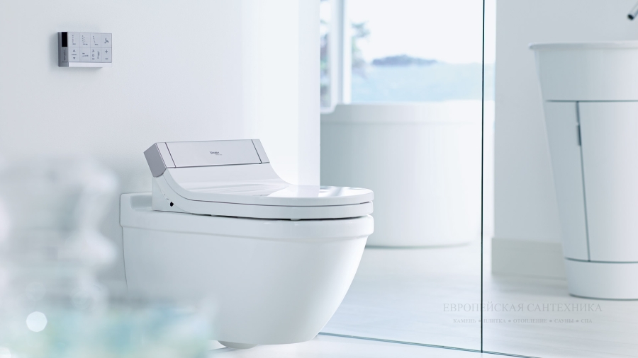 Унитаз Duravit Starck 3 подвесной 370х620 мм, только в сочетании с SensoWash, цвет белый - изображение 4