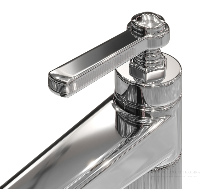 Смеситель для раковины Gessi Venti20, на 3 отверстия, средний, с донным клапаном, цвет Chrome - изображение 1