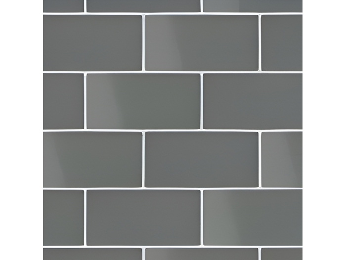 На изображении товар Micro. Керамогранит Microtiles Subway Mix Glaze Graphite 30,1X30,1 от официального представителя в Москве