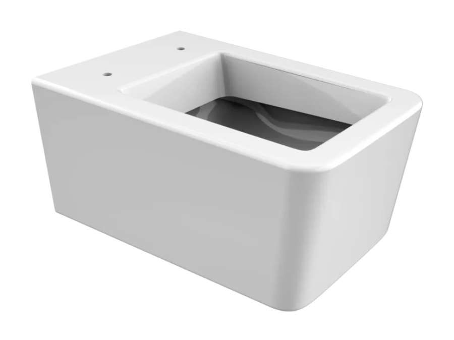 Унитаз Gessi, подвесной, со встроенным сифоном, без сиденья, петель и боковых заглушек, цвет White European Ceramic