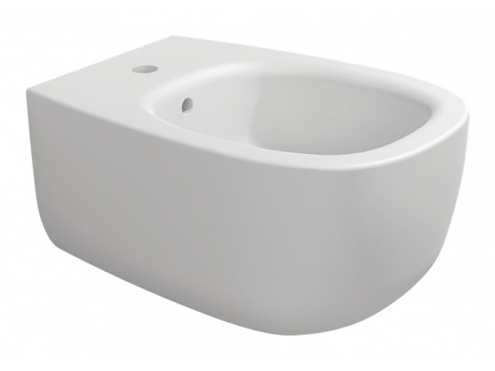 На изображении товар Биде Flaminia Bonola, подвесное, 540х380 мм, на 1 отверстие для смесителя, цвет Latte от официального представителя в Москве