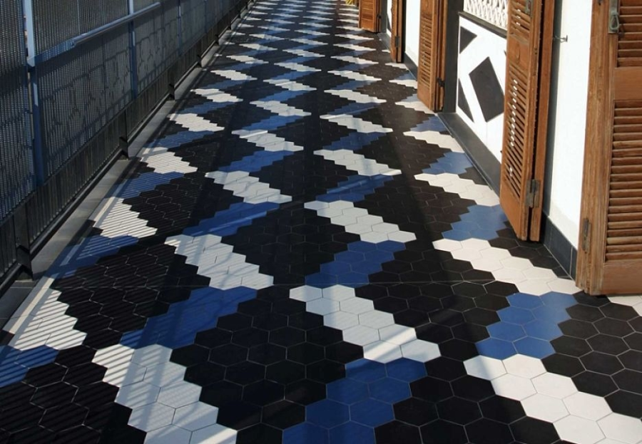 Etruria Керамогранит HEX 24X27.7 Esagono Nero - изображение 1