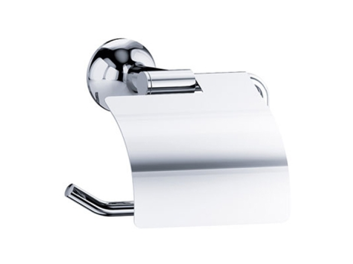 На изображении товар Бумагодержатель Joerger Valencia, настенный, с крышкой, цвет розовое золото от официального представителя в Москве