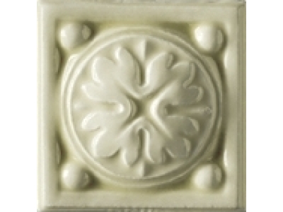 CERAMICHE GRAZIA Вставка ESSENZE VOLUTA TOZZETTO 6X6 FELCE CRAQUELE