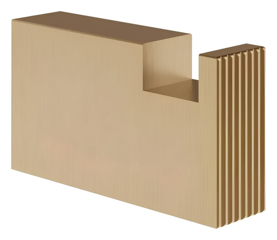 Крючок Gessi Inverso, 15x60x35h мм, настенный, цвет Warm Bronze Brushed PVD