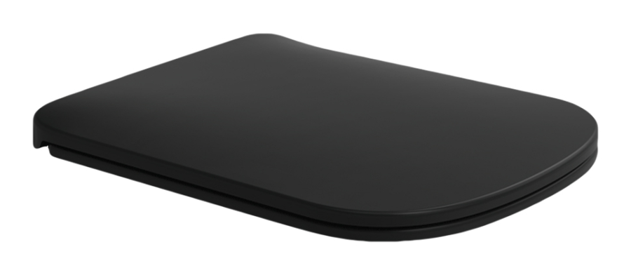 Сиденье для унитаза Flaminia Play Slim, быстросъёмное, с механизмом плавного закрывания soft-closing, цвет Carbone