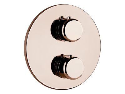 Термостат Gessi Goccia, с переключателем на 3 выхода, внешняя часть, цвет Copper GHRC
