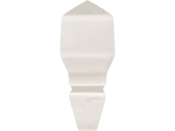 На изображении товар CERAMICHE GRAZIA  Угловой элемент SHADES OF ART ANGOLO FINALE 2X7  ALABASTER от официального представителя в Москве