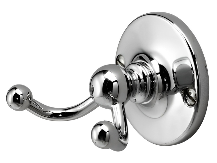 На изображении товар Крючок двойной Devon&Devon Cavendish 74x60x65 мм, цвет светлое золото от официального представителя в Москве