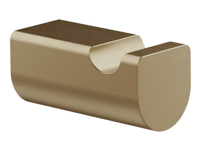 На изображении товар Крючок Gessi Rilievo, настенный, цвет Warm Bronze Brushed PVD от официального представителя в Москве